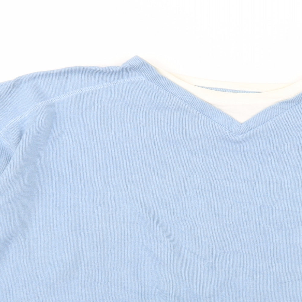Dunnes Stores Womens Blue  Cotton Pullover Sweatshirt Size M  Pullover