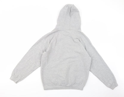 Preloved Gildan Womens Grey  Cotton Pullover Hoodie Size M  Pullover - Ed Sheeran - Back