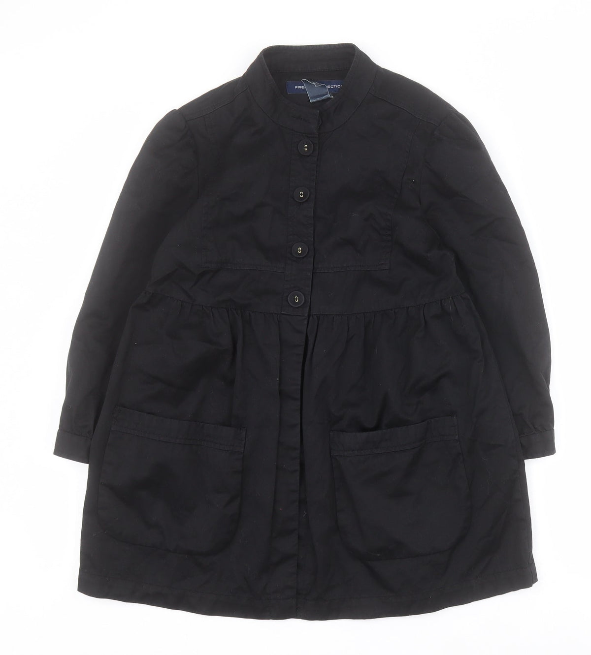 French Connection Womens Black   Jacket  Size S  Button