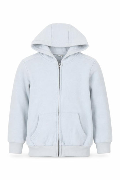 Tu Boys Blue  Cotton Full Zip Hoodie Size 6 Years  Zip