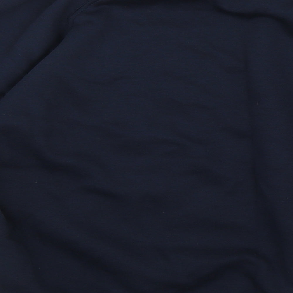 Trutex Mens Blue Roll Neck  Polyester Pullover Jumper Size S
