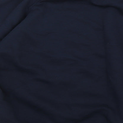 Trutex Mens Blue Roll Neck  Polyester Pullover Jumper Size S