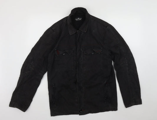 Brave Soul Womens Black   Jacket  Size XS  Button