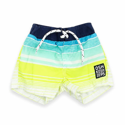 Oshkosh Boys Multicoloured Striped Polyester Cropped Trousers Size 3-6 Months  Tie - Shorts