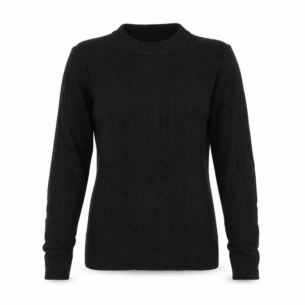 New Look Womens Black High Neck  Viscose Pullover Jumper Size 10
