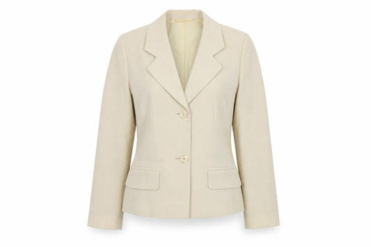 BHS Womens Beige   Jacket Blazer Size 8  Button