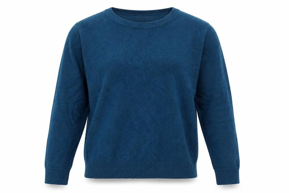 Marks & Spencer Womens Blue  Acrylic Pullover Sweatshirt Size 12  Pullover
