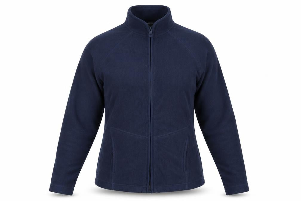 TU Womens Blue High Neck  Polyester Full Zip Jumper Size 36