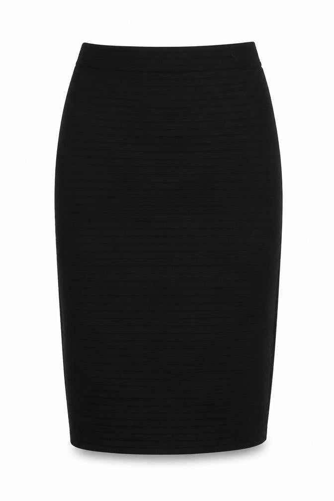 ara Womens Black  Cotton Straight & Pencil Skirt Size 14