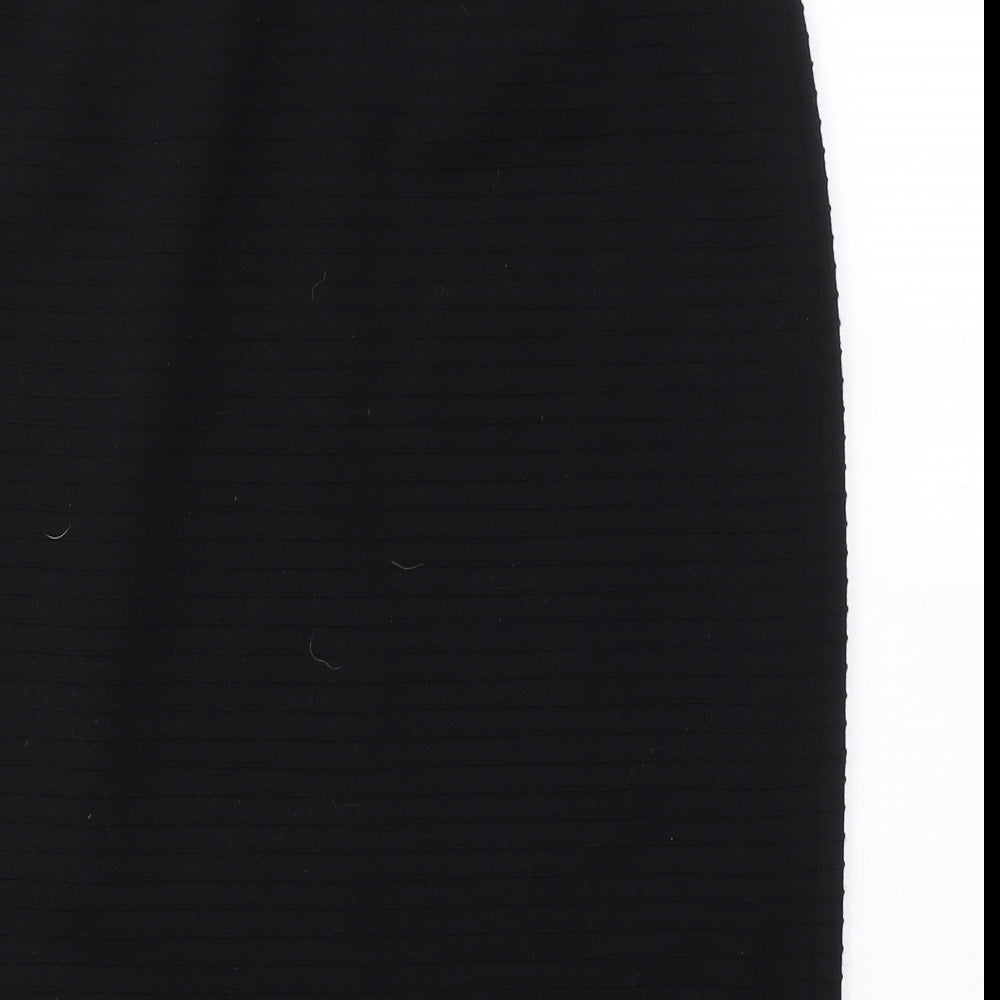 ara Womens Black  Cotton Straight & Pencil Skirt Size 14