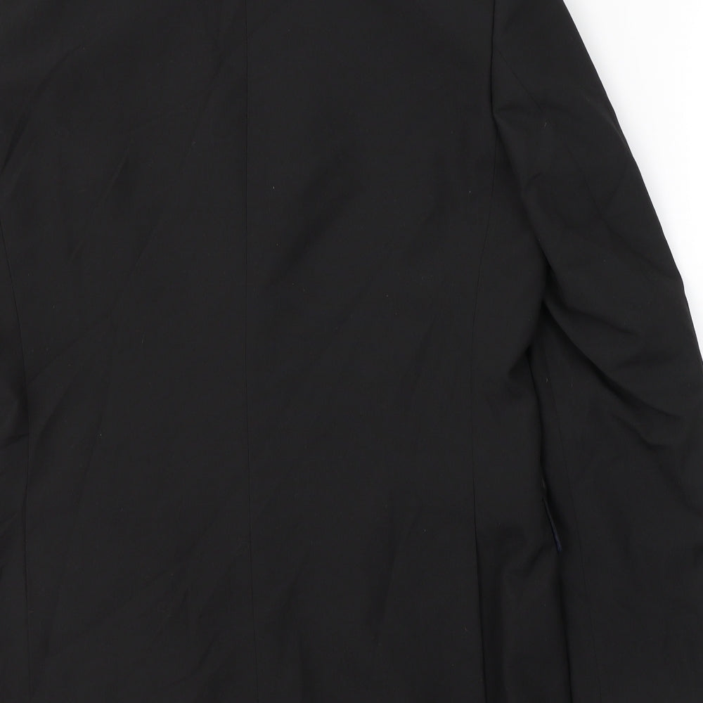 SCOTT&TAYLOR Mens Black  Polyester Jacket Suit Jacket Size M
