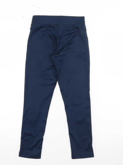 Next Girls Blue  Polyester Pedal Pusher Trousers Size 9 Months  Regular