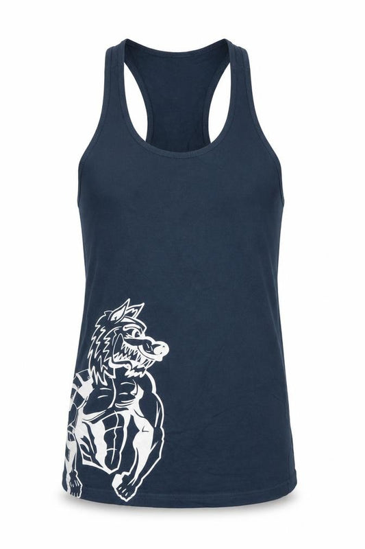 Wolf and Armour Mens Blue  Cotton Camisole Tank Size L Scoop Neck