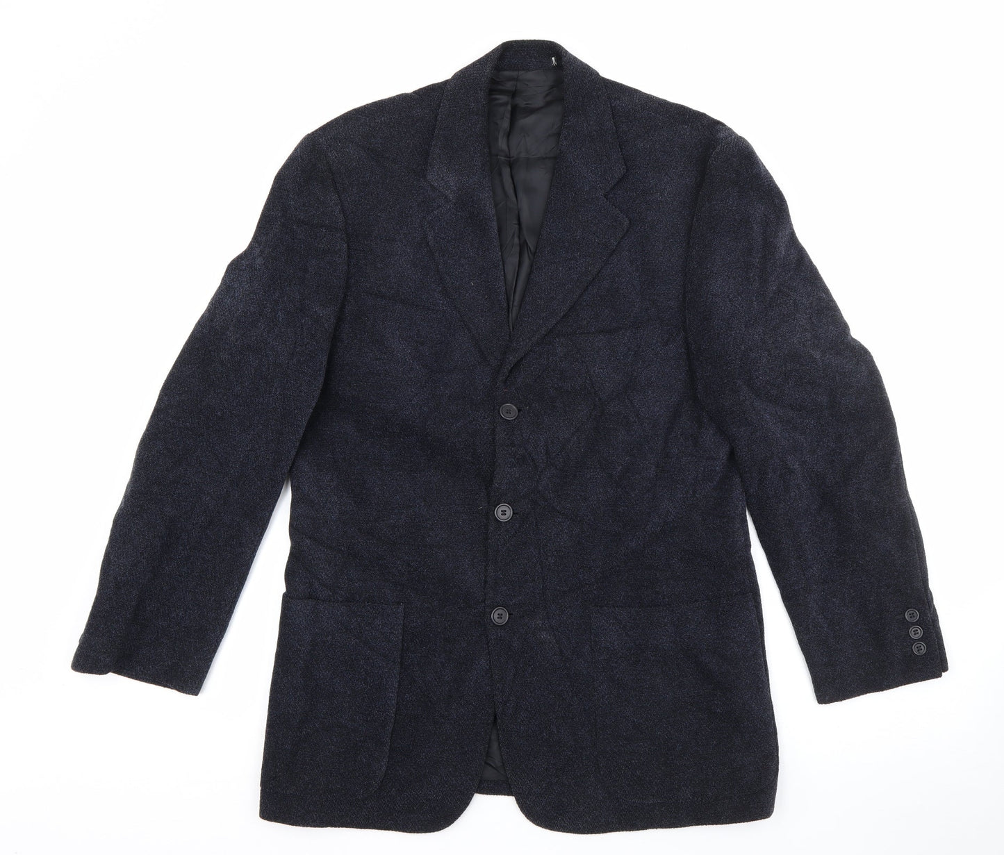 Marks and Spencer Mens Blue  Viscose Jacket Blazer Size M