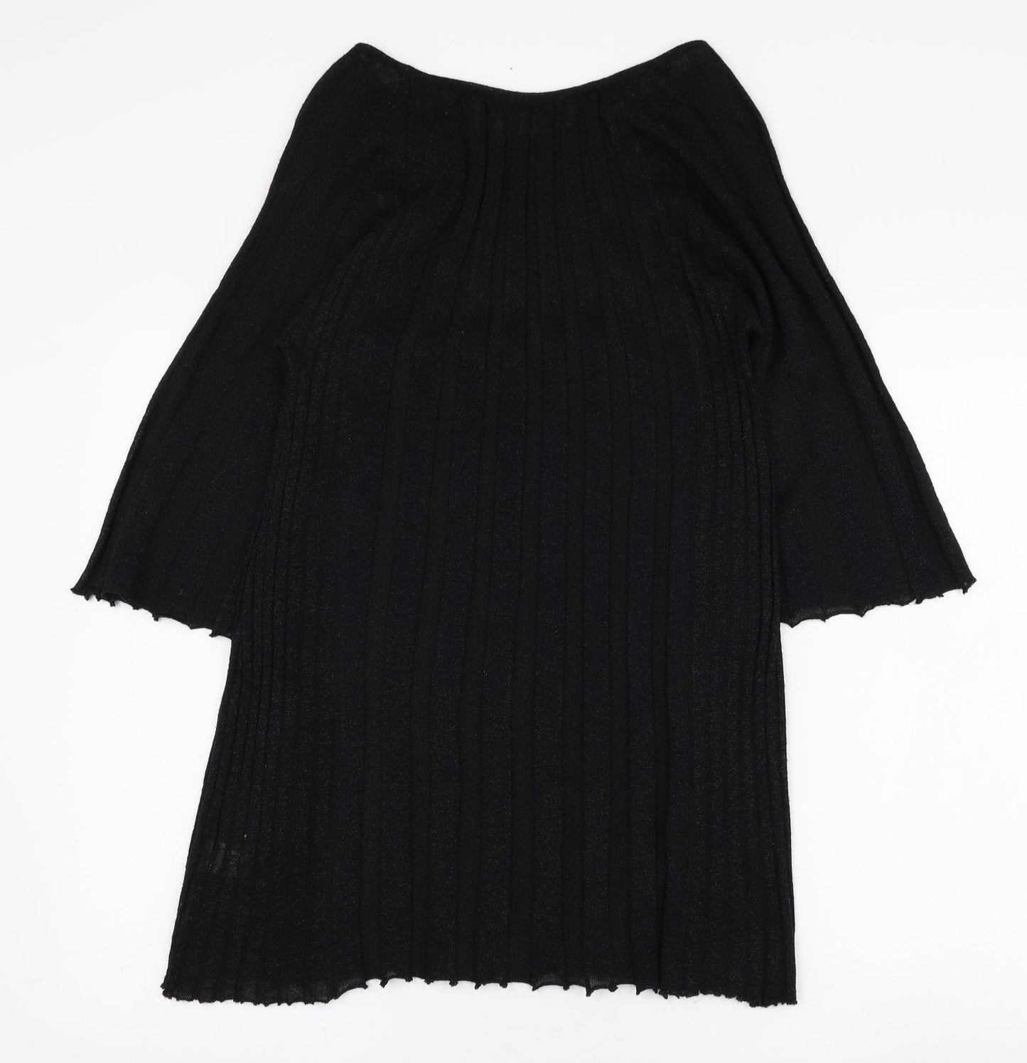 Atmosphere Womens Black  Acrylic Shift  Size 10  Round Neck Pullover
