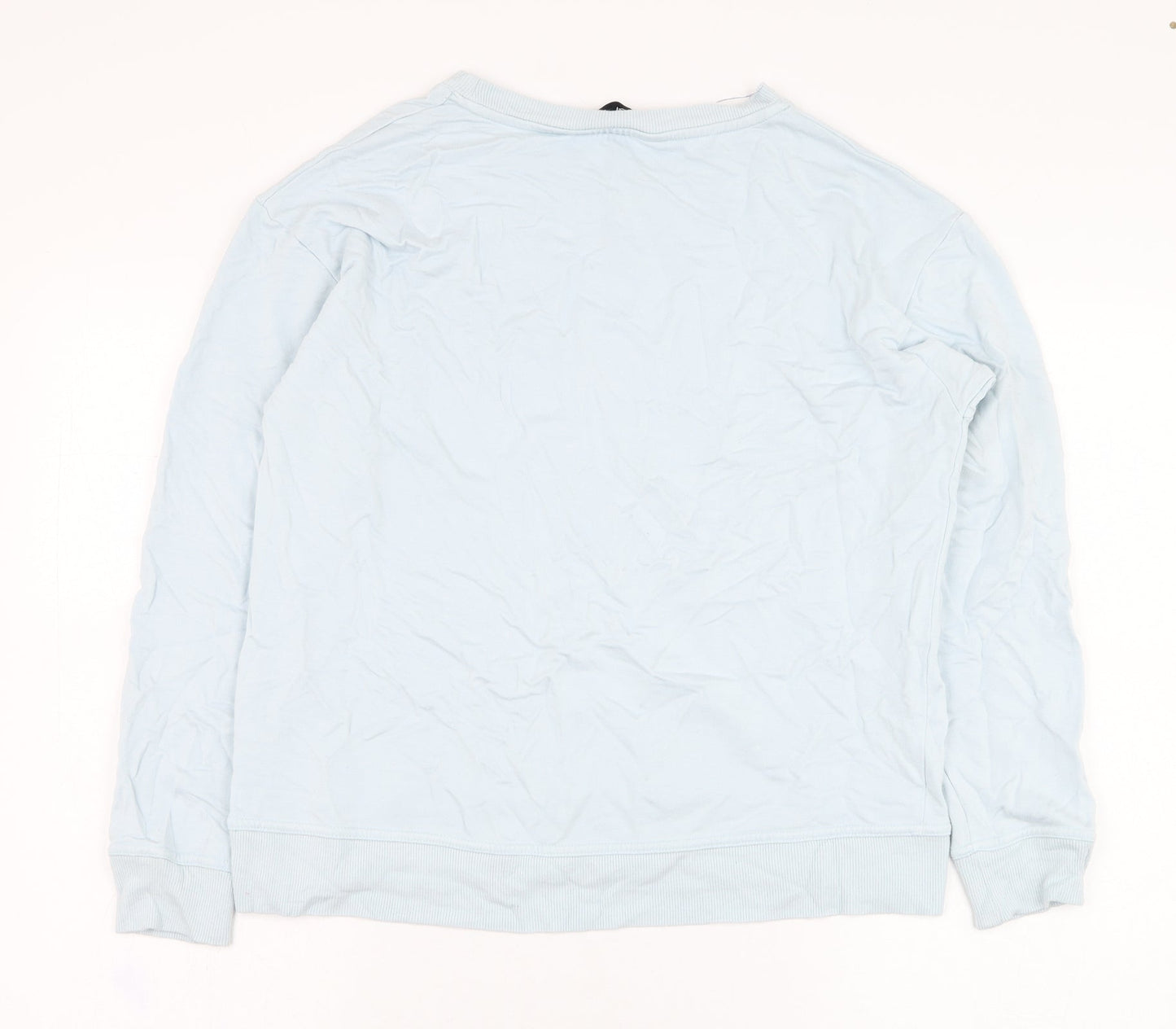 F&F Womens Blue  Viscose Pullover Sweatshirt Size 10  Pullover