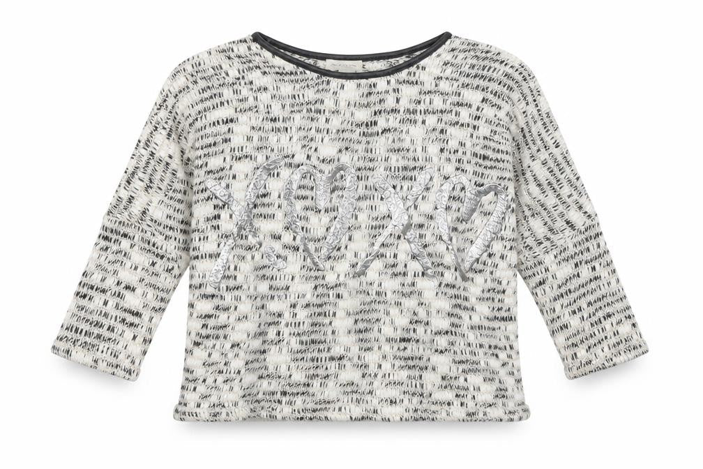 River Island  Girls Multicoloured Round Neck  Acrylic Pullover Jumper Size 9-10 Years