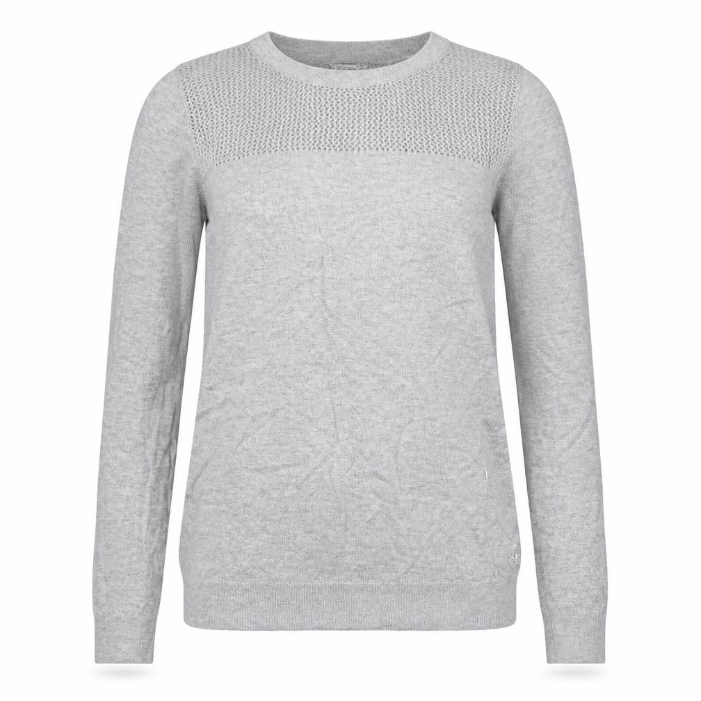 Jack Wills Womens Grey Round Neck  Cotton Pullover Jumper Size 6