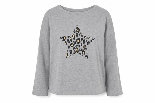 F&F Womens Grey  Polyester Pullover Sweatshirt Size 10  Pullover