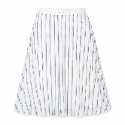 Atmosphere Womens Multicoloured Striped Polyester Pleated Skirt Size 6