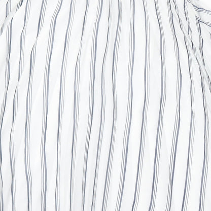 Atmosphere Womens Multicoloured Striped Polyester Pleated Skirt Size 6
