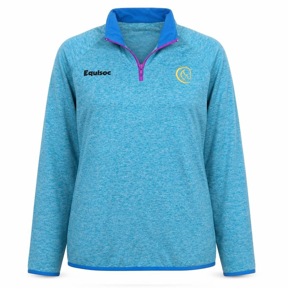 Equisoc Womens Blue   Jacket  Size M  Zip - Equine