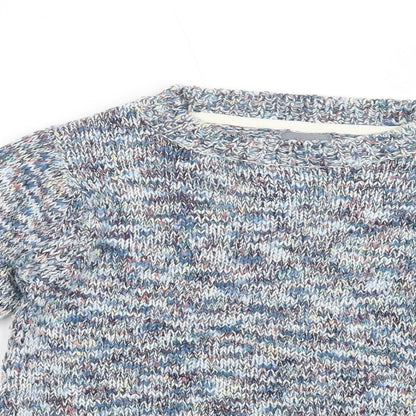 Next Girls Blue Crew Neck  Cotton Pullover Jumper Size 8 Years  Pullover