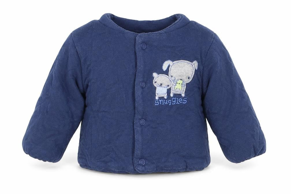 Mini Club Boys Blue   Jacket  Size 3-6 Months   Button - Snuggles