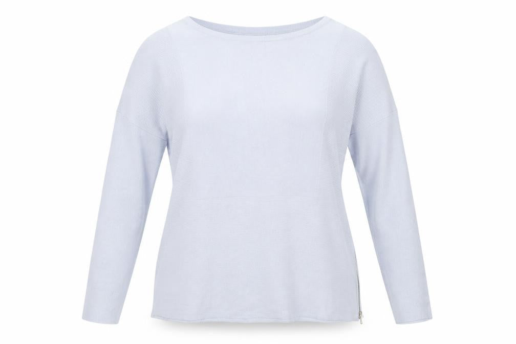 Atmosphere Womens Blue Boat Neck  Viscose Pullover Jumper Size 10