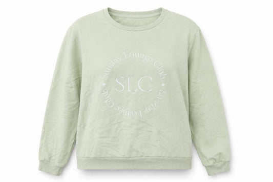 New Look Womens Green  Polyester Pullover Sweatshirt Size 12  Pullover - Sunday Lounge Club