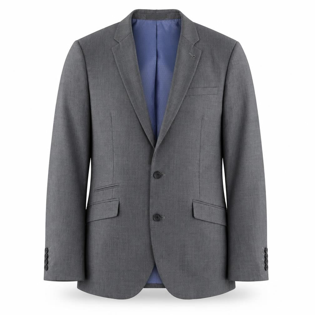 Cedarwood State Mens Grey Polyester Jacket Suit Jacket Size 40