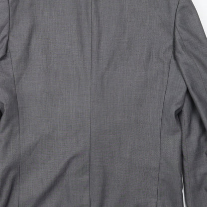 Cedarwood State Mens Grey Polyester Jacket Suit Jacket Size 40
