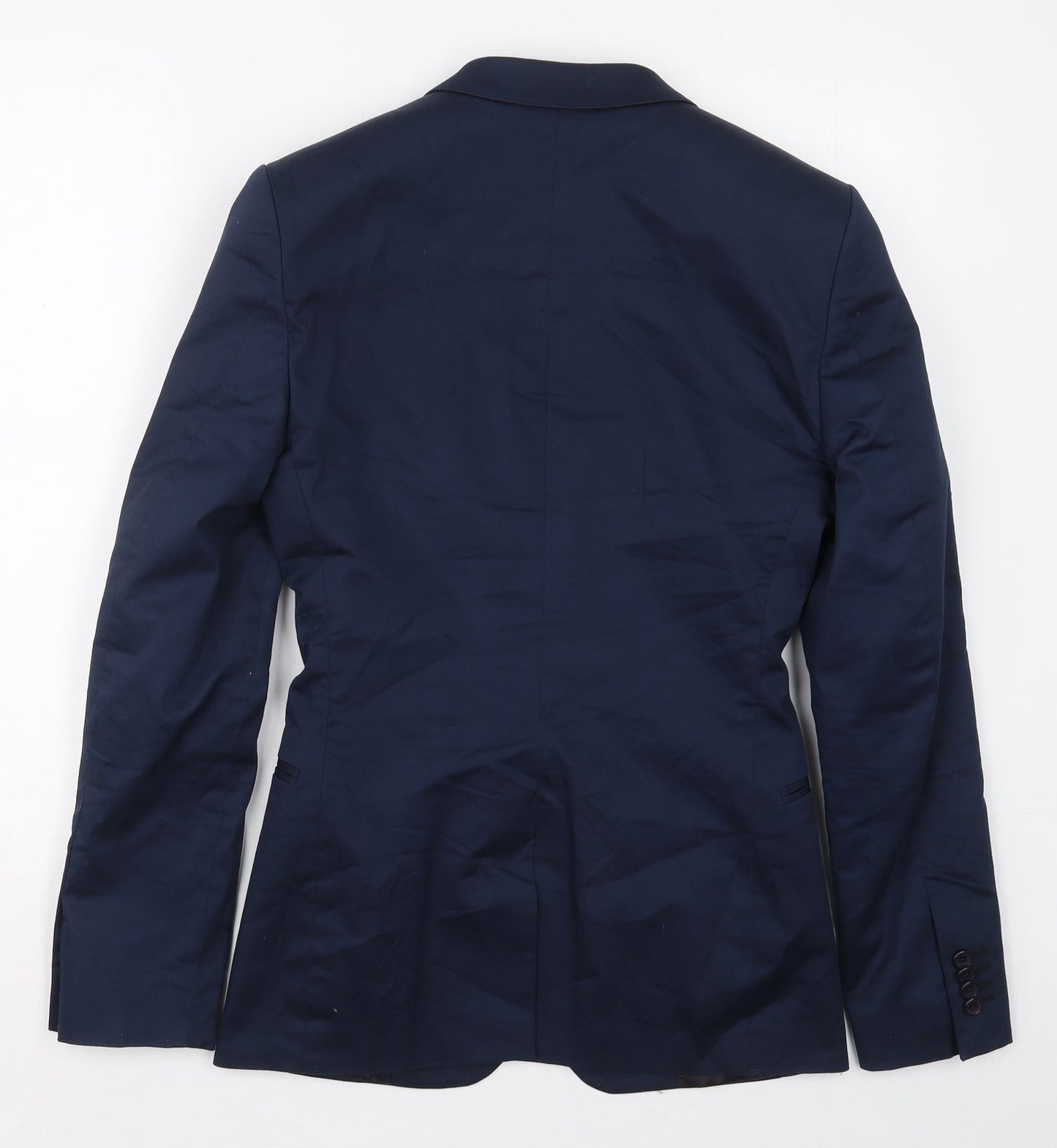 ASOS Mens Blue  Cotton Jacket Suit Jacket Size 34