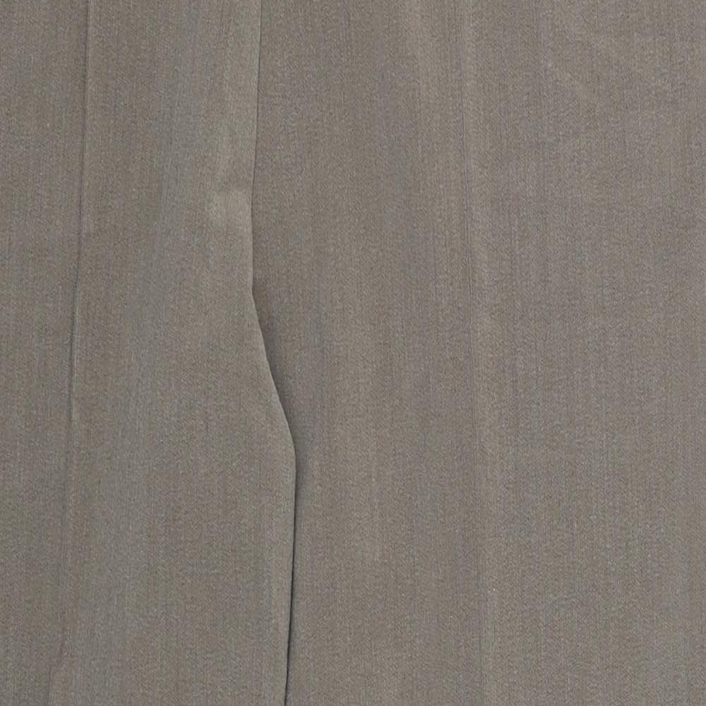 Sarah Hamilton Womens Grey  Polyester Trousers  Size 16 L25 in Regular