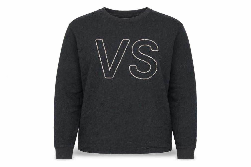 Victoria Sport Womens Grey  Cotton Pullover Sweatshirt Size M  Pullover