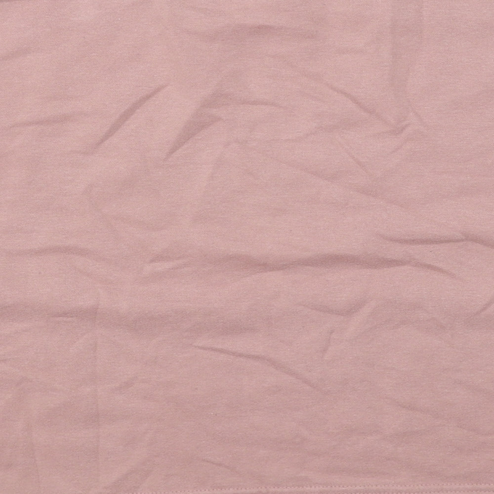 Primark Womens Pink  Cotton Pullover Sweatshirt Size 10  Pullover