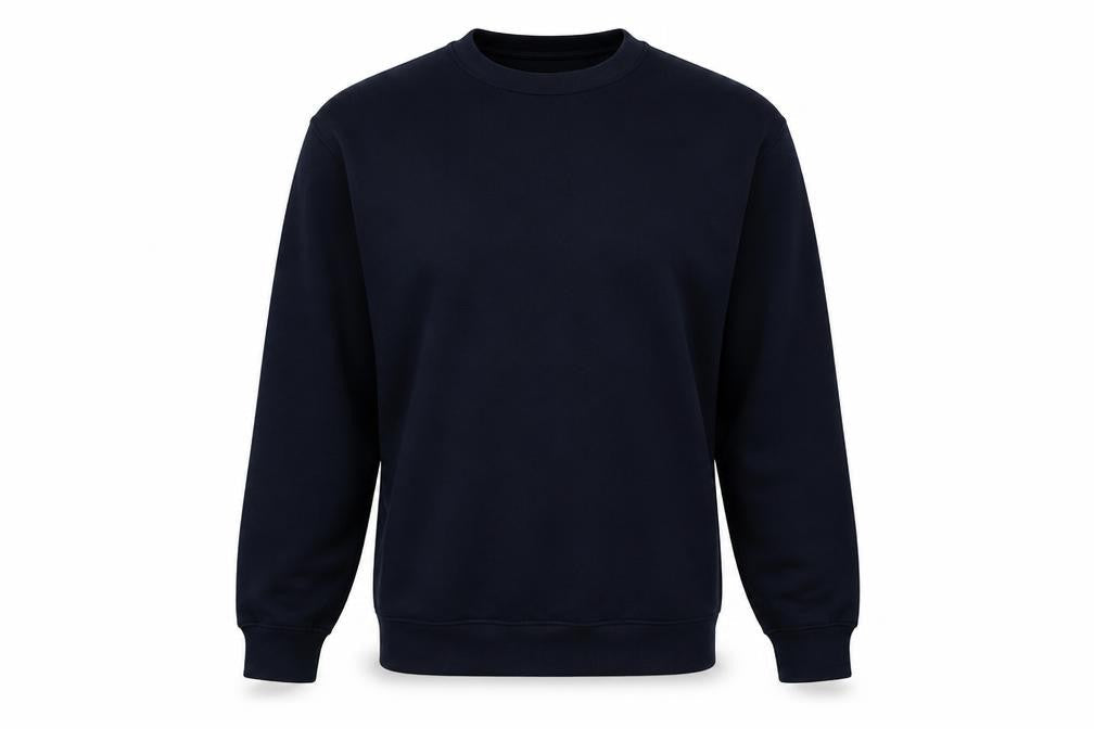 Stars & Stipes Mens Blue Round Neck  Polyester Pullover Jumper Size S