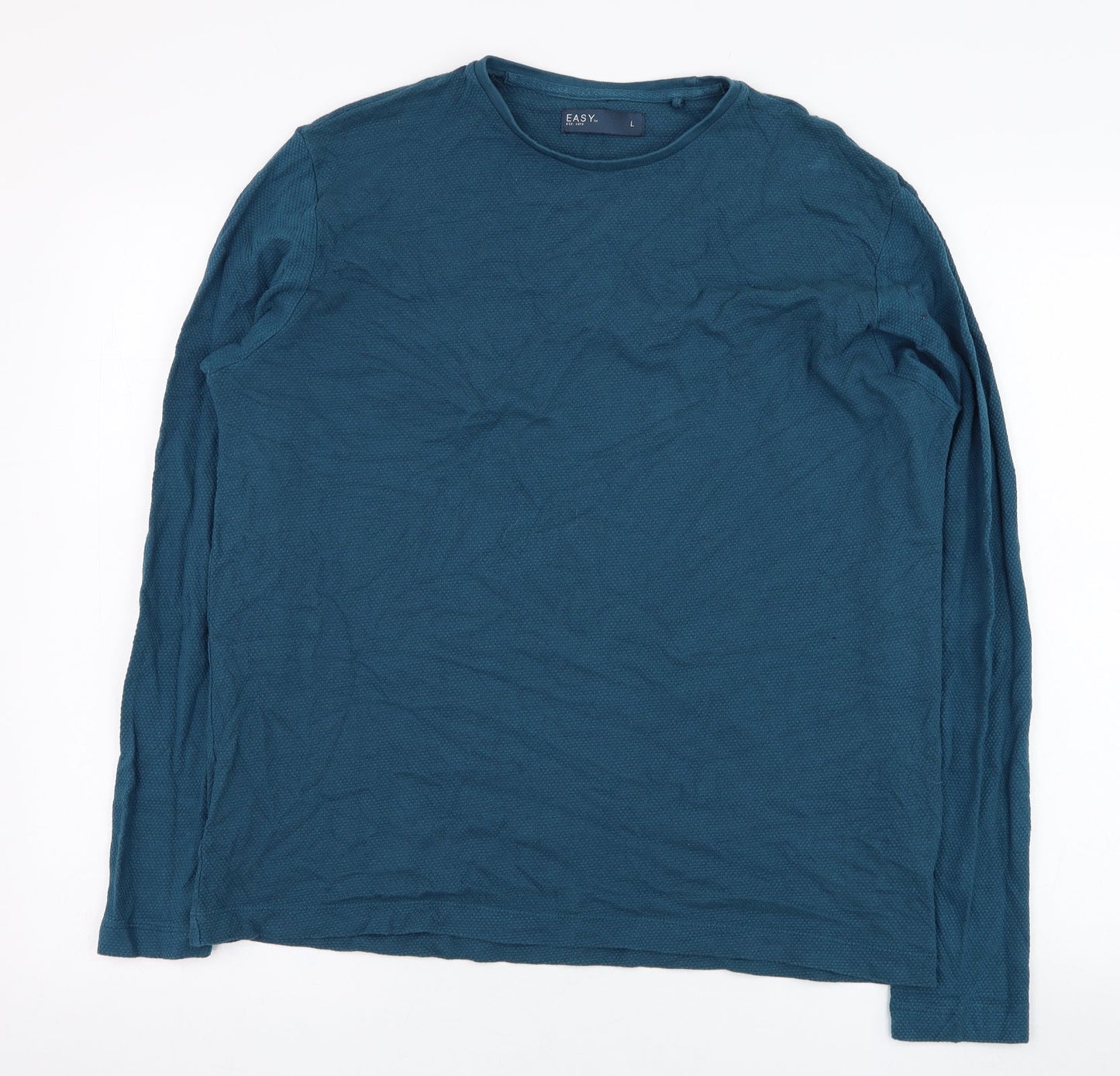 Matalan Mens Blue  Cotton Pullover Sweatshirt Size L