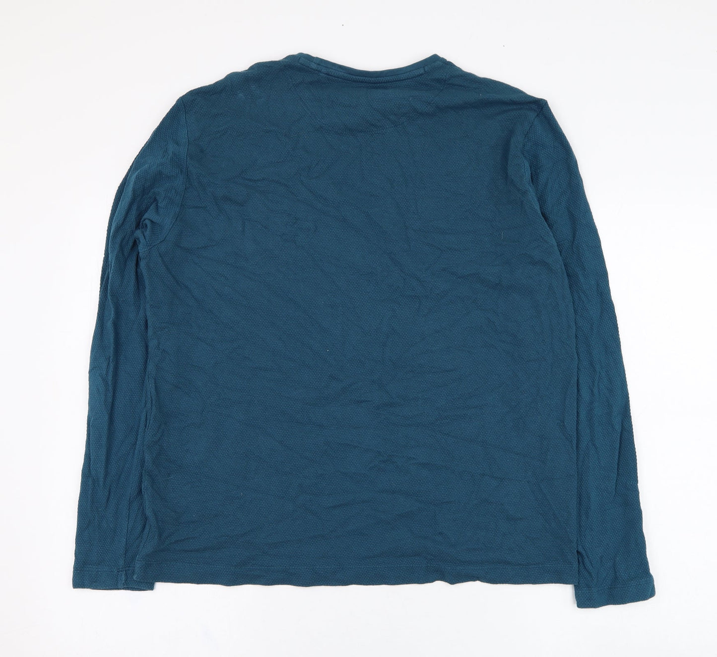 Matalan Mens Blue  Cotton Pullover Sweatshirt Size L