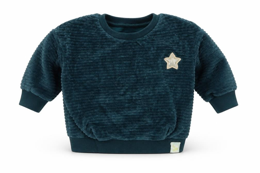 NEXT Girls Green  Cotton Pullover Jumper Size 3-6 Months  Pullover - Star