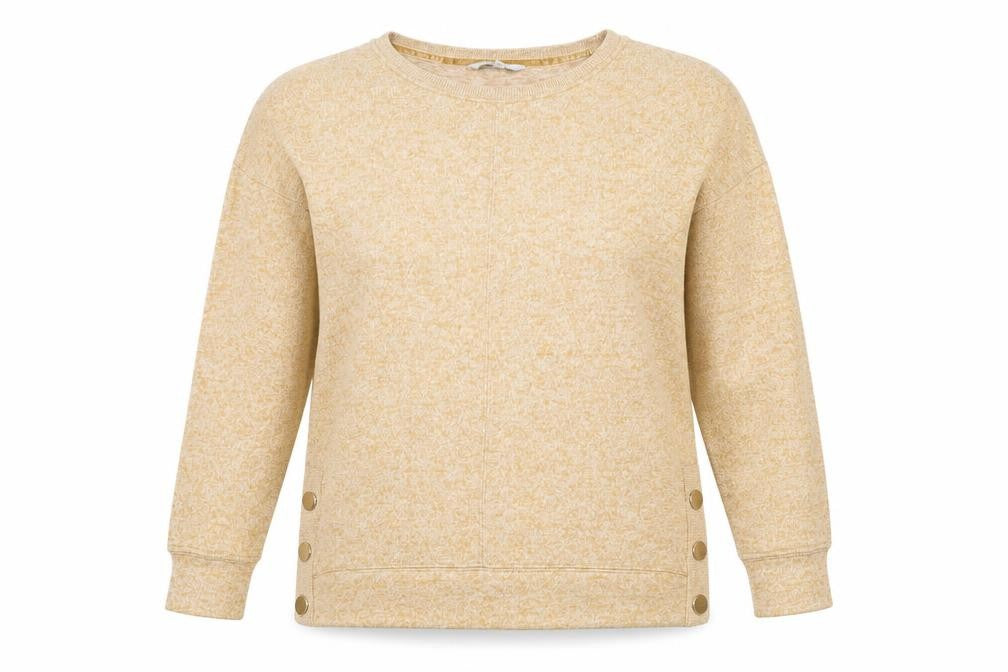 NEXT Womens Yellow Round Neck  Polyester Pullover Jumper Size 8