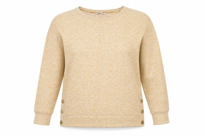 Next Womens Yellow Round Neck  Polyester Pullover Jumper Size 8