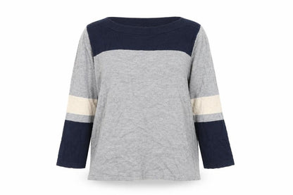 Next Womens Grey Round Neck  Cotton Pullover Jumper Size 10
