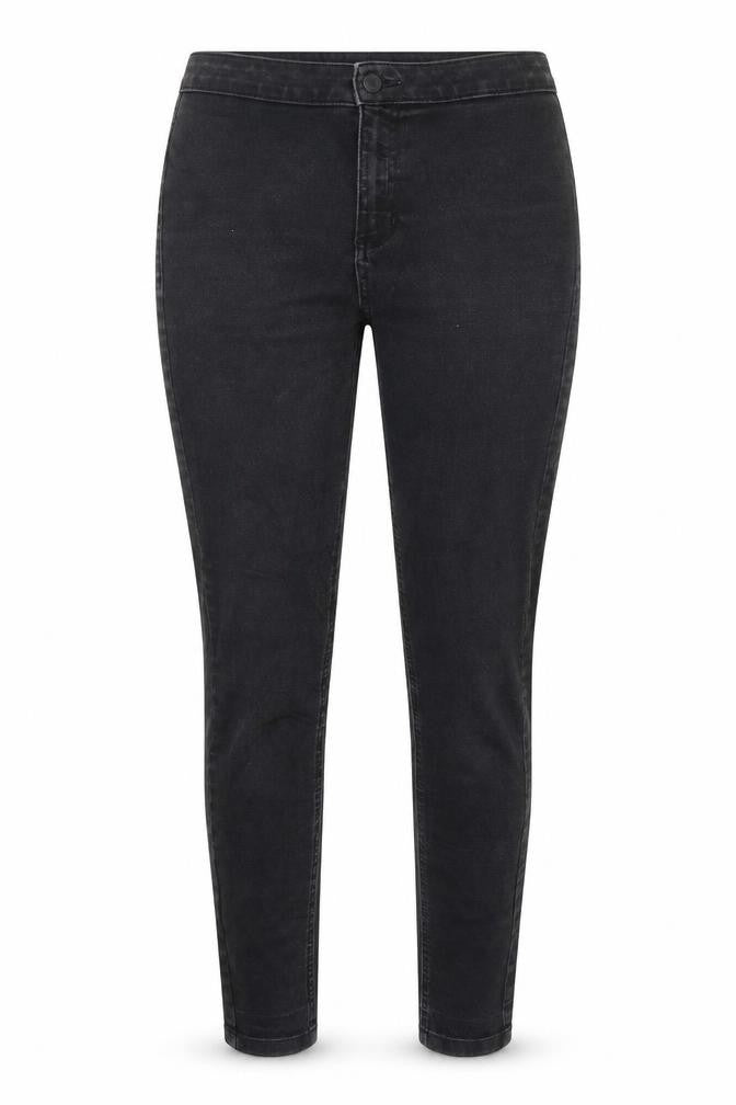 Marks & Spencer Womens Black  Cotton Skinny Jeans Size 10 L29 in Regular Button