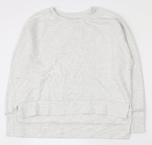 Primark Womens Grey  Cotton Pullover Sweatshirt Size 10  Pullover