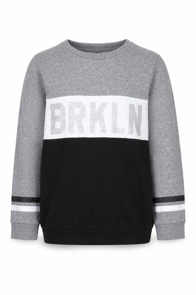 H&M Girls Multicoloured Colourblock Cotton Pullover Sweatshirt Size 9-10 Years  Pullover