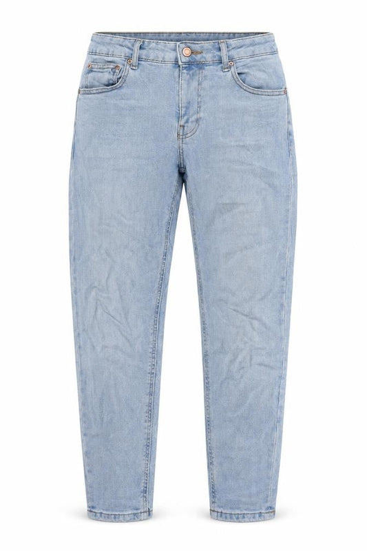 ASOS Womens Blue  100% Cotton Tapered Jeans Size 28 in L30 in Slim Zip