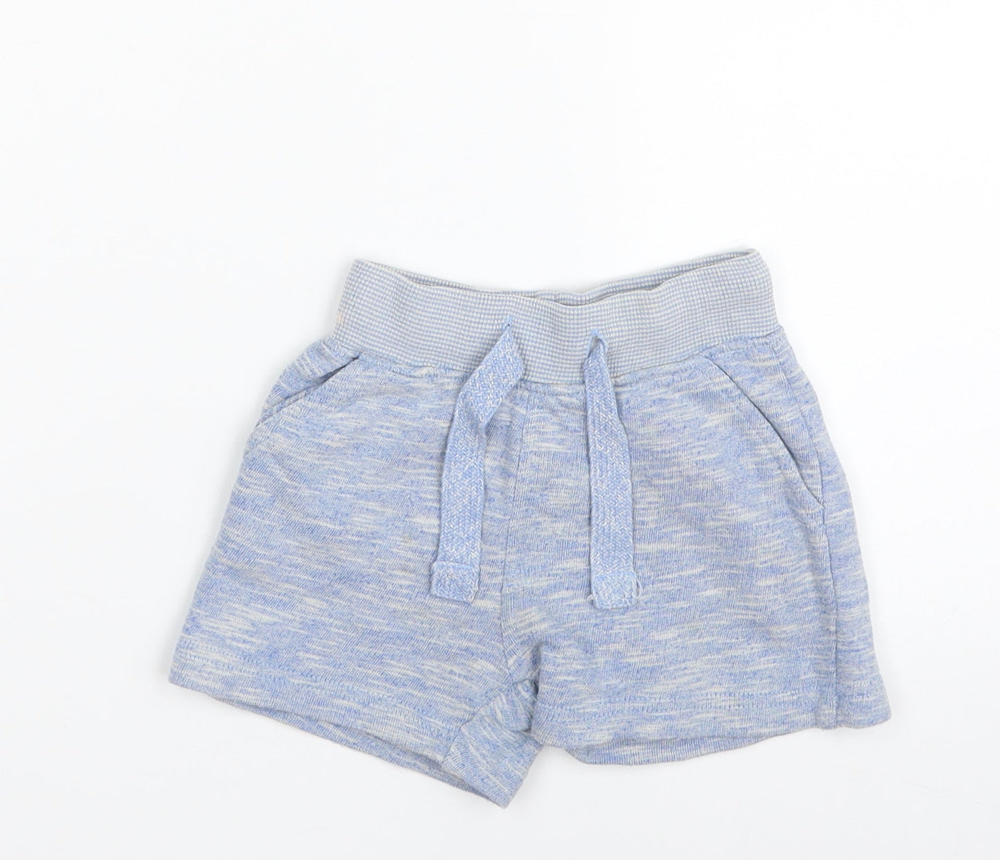 NEXT Baby Blue  100% Cotton Cropped Leggings Size 6-9 Months