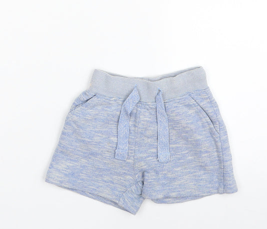 NEXT Baby Blue  100% Cotton Cropped Leggings Size 6-9 Months
