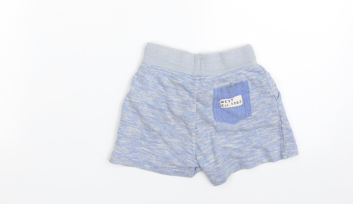 NEXT Baby Blue  100% Cotton Cropped Leggings Size 6-9 Months